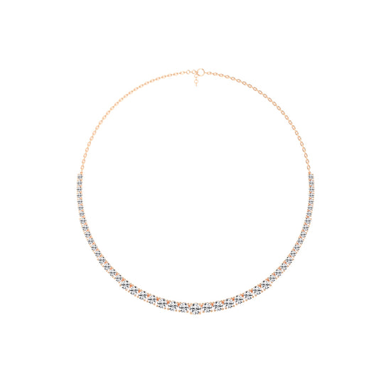 Lunaria Graduated Diamond Necklace