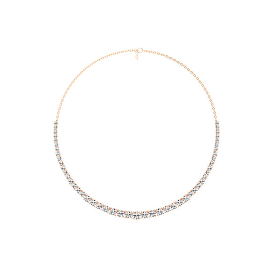 Lunaria Graduated Diamond Necklace