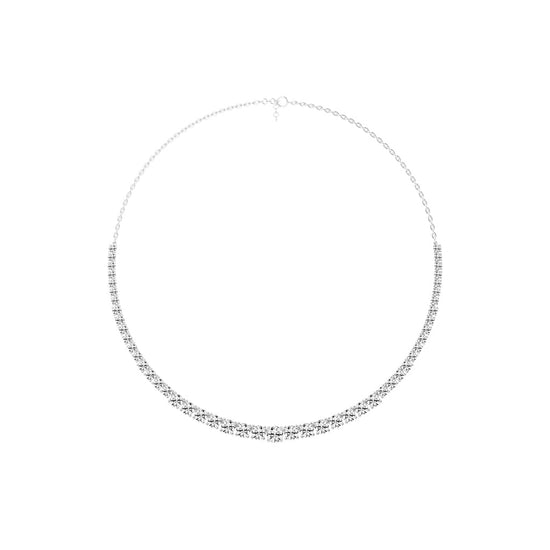 Lunaria Graduated Diamond Necklace