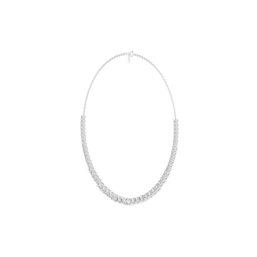 Lunaria Graduated Diamond Necklace