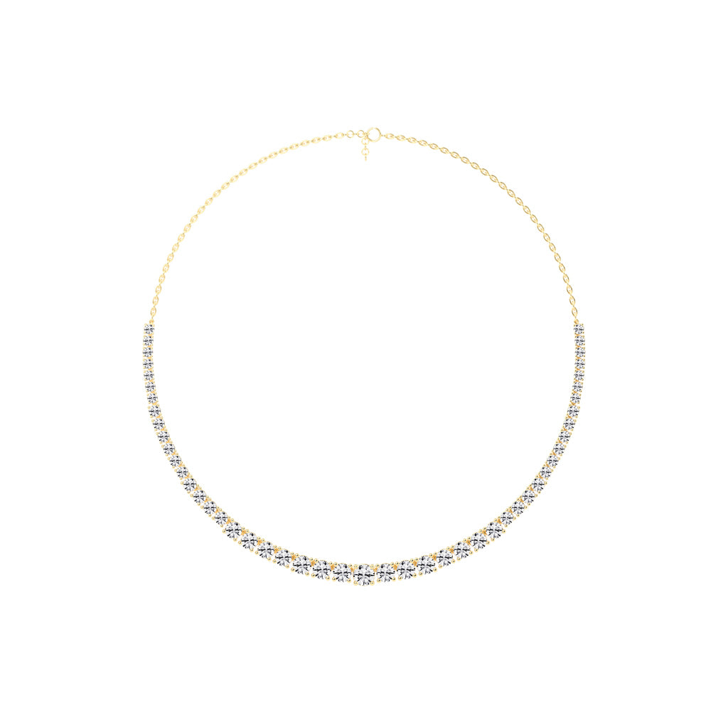 Lunaria Graduated Diamond Necklace