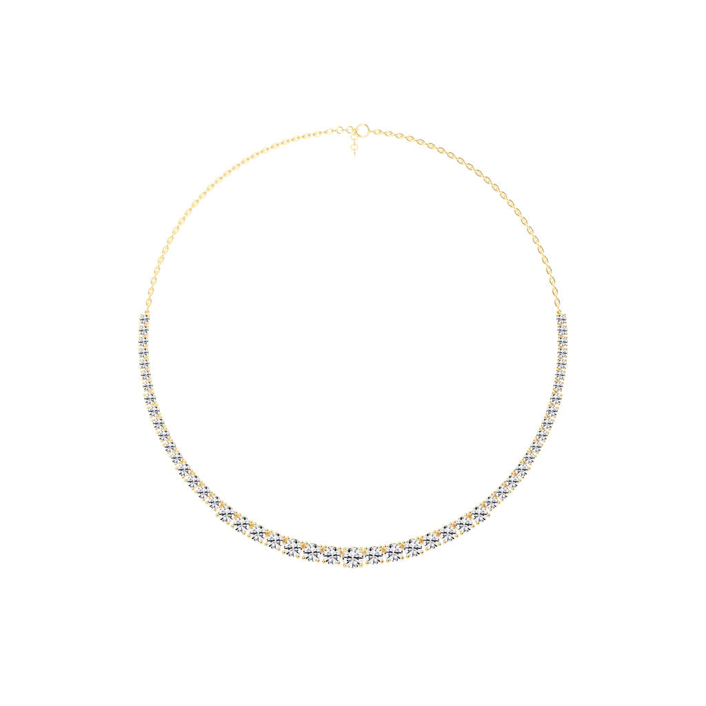 Lunaria Graduated Diamond Necklace