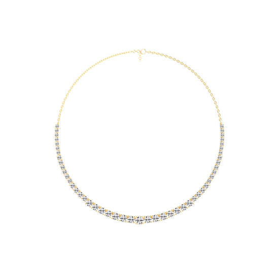 Lunaria Graduated Diamond Necklace