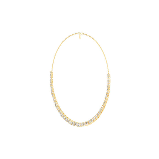 Lunaria Graduated Diamond Necklace