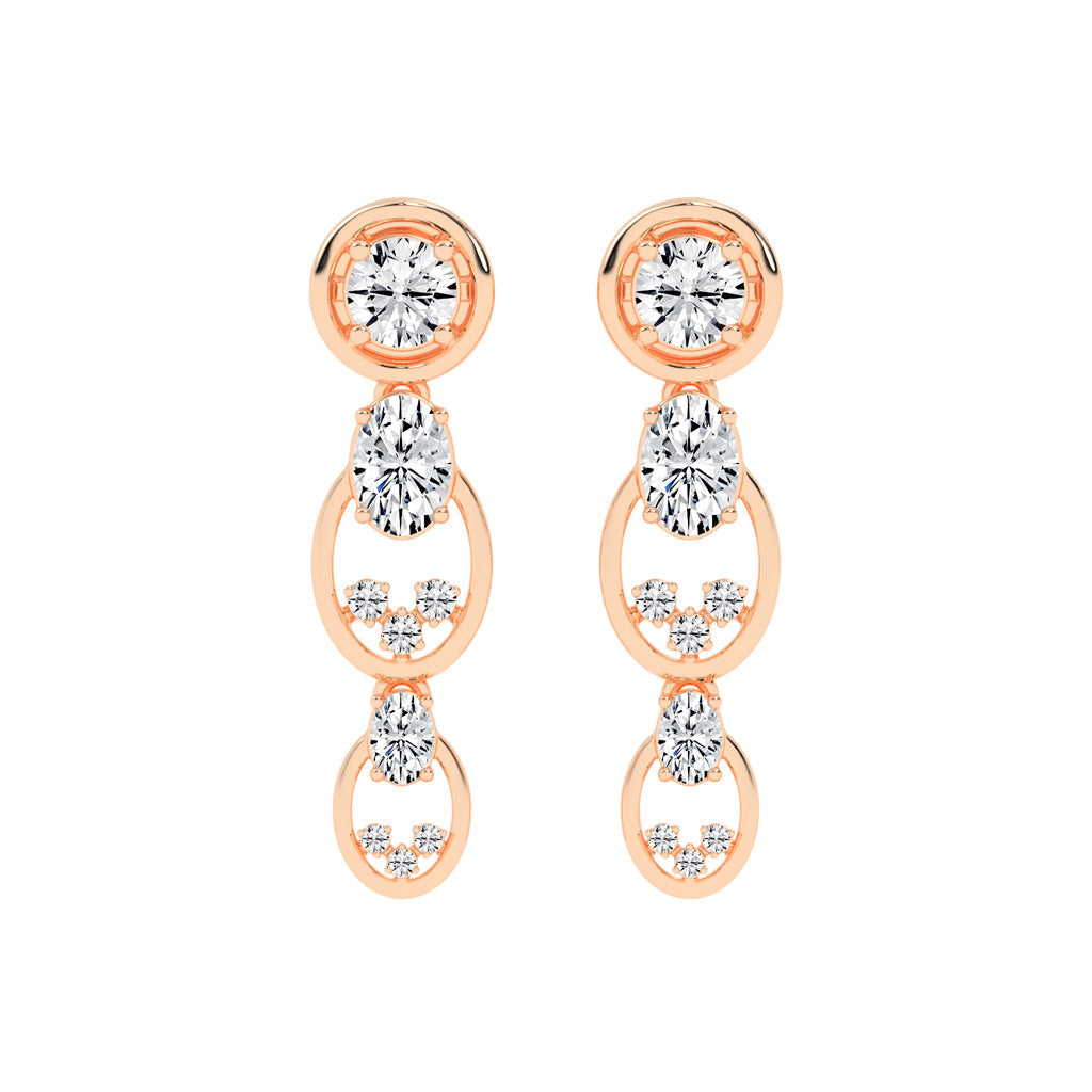 Radiant Loop Drop Earrings