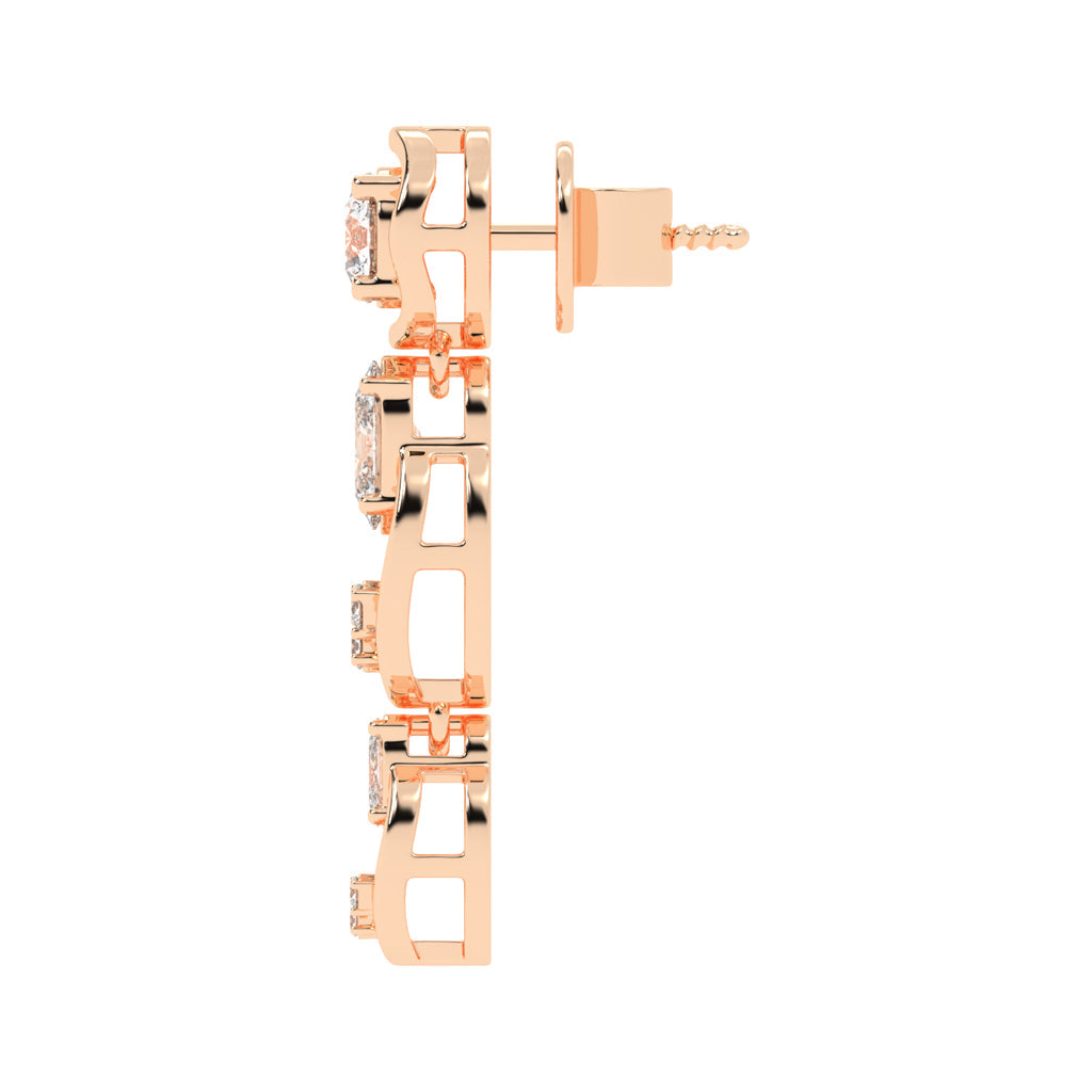 Radiant Loop Drop Earrings