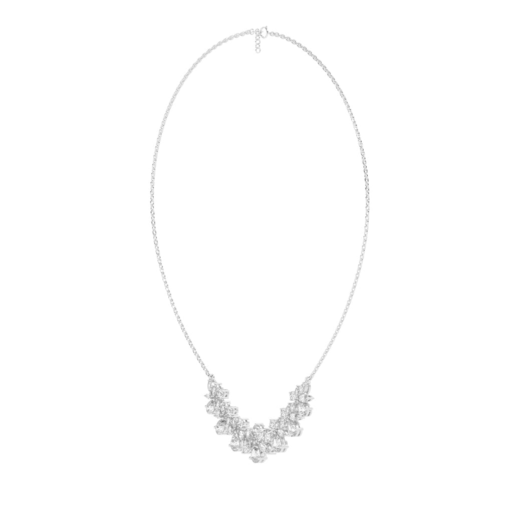 Elora Blossom Cluster Layered Necklace