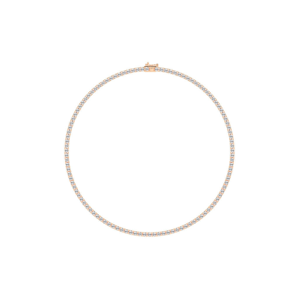 Aurelia Luxe Gold Tennis Necklace