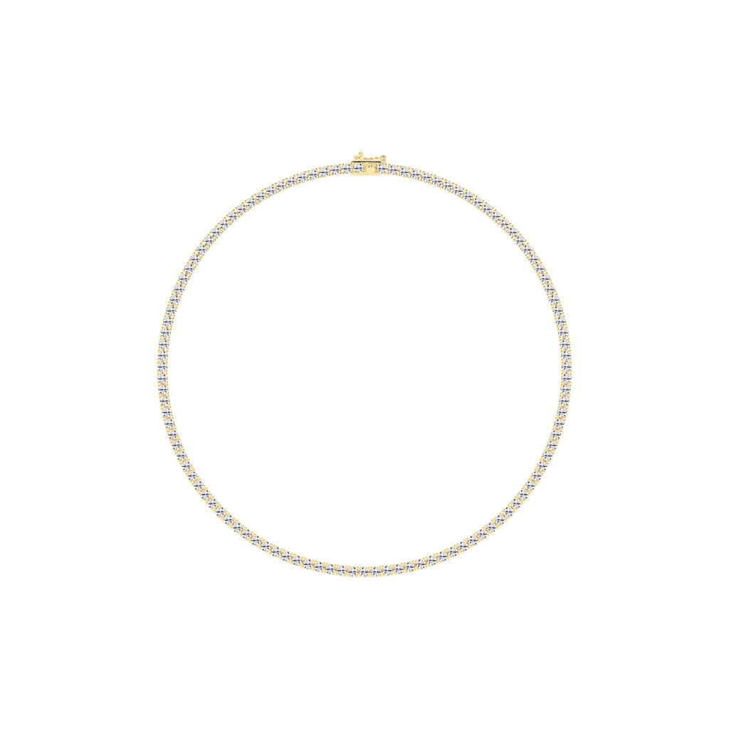 Aurelia Luxe Gold Tennis Necklace