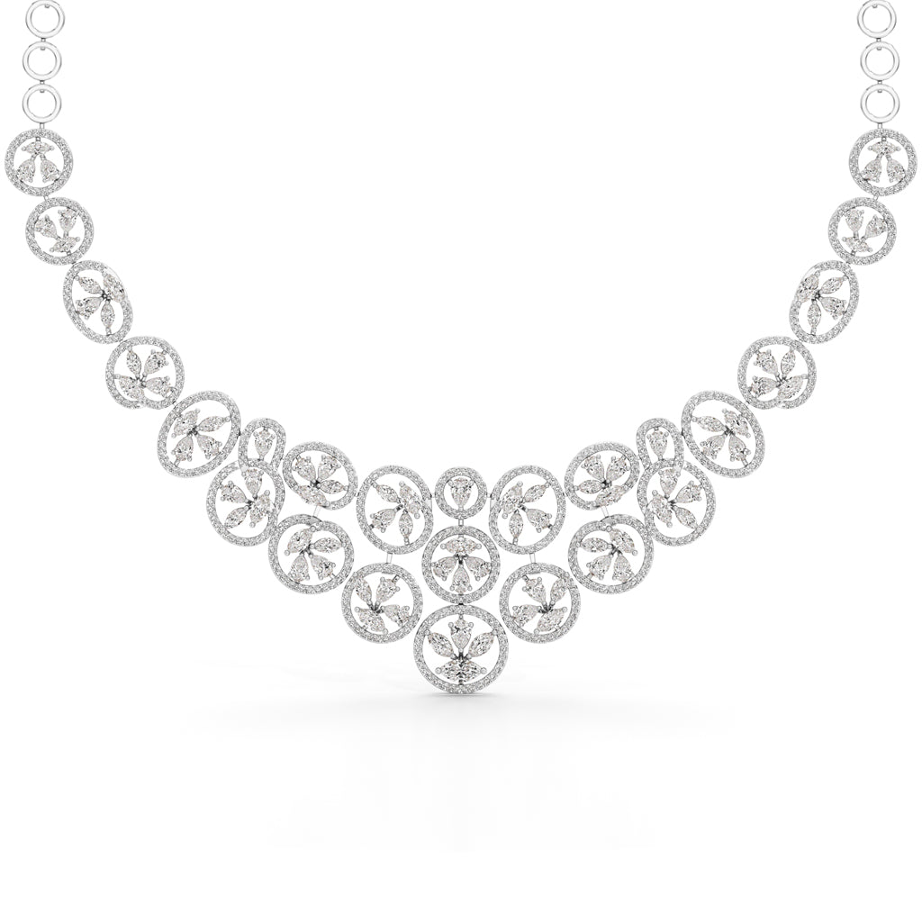 Radiant Bloom Designer Necklace
