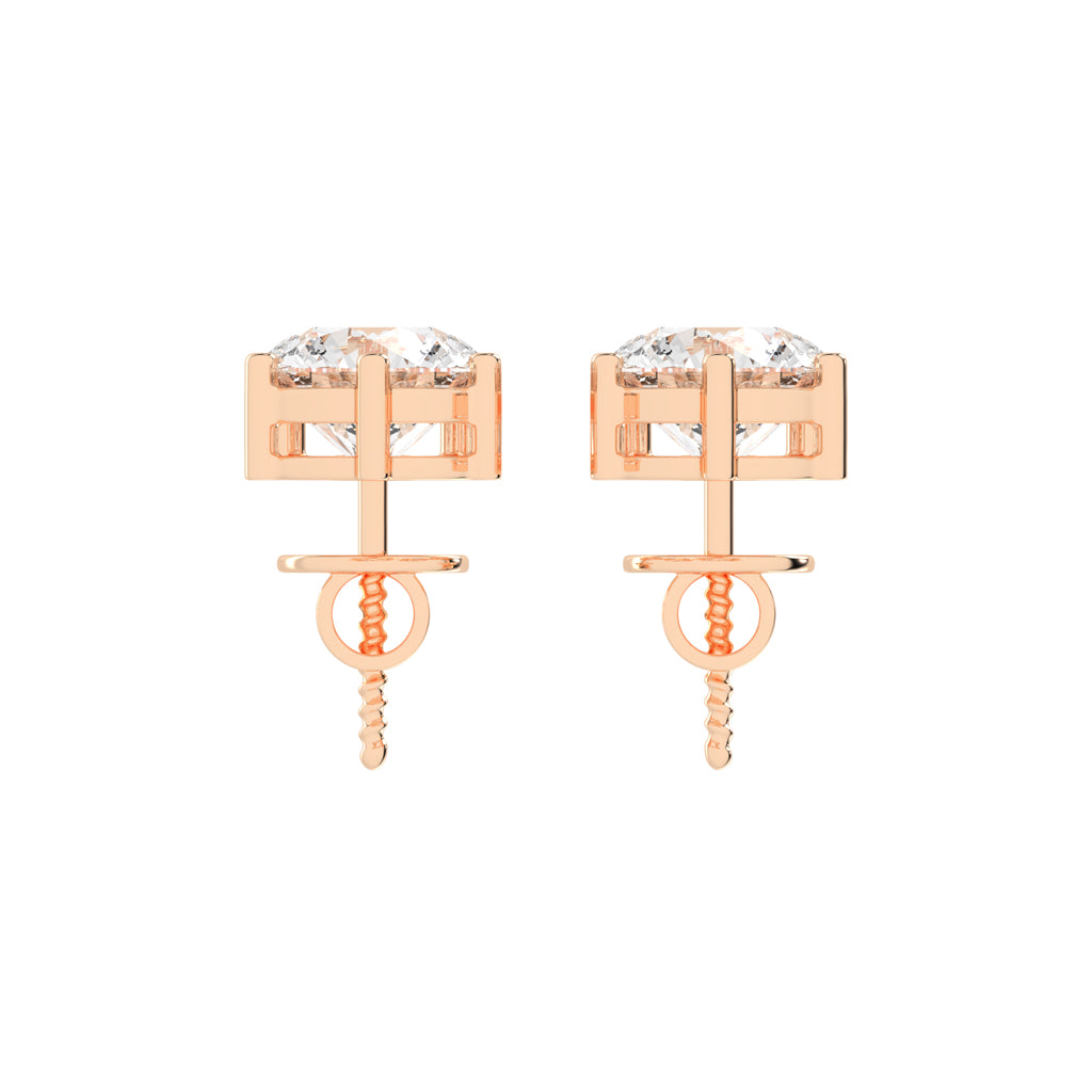 Classic Two-Stone Diamond Drop Earrings