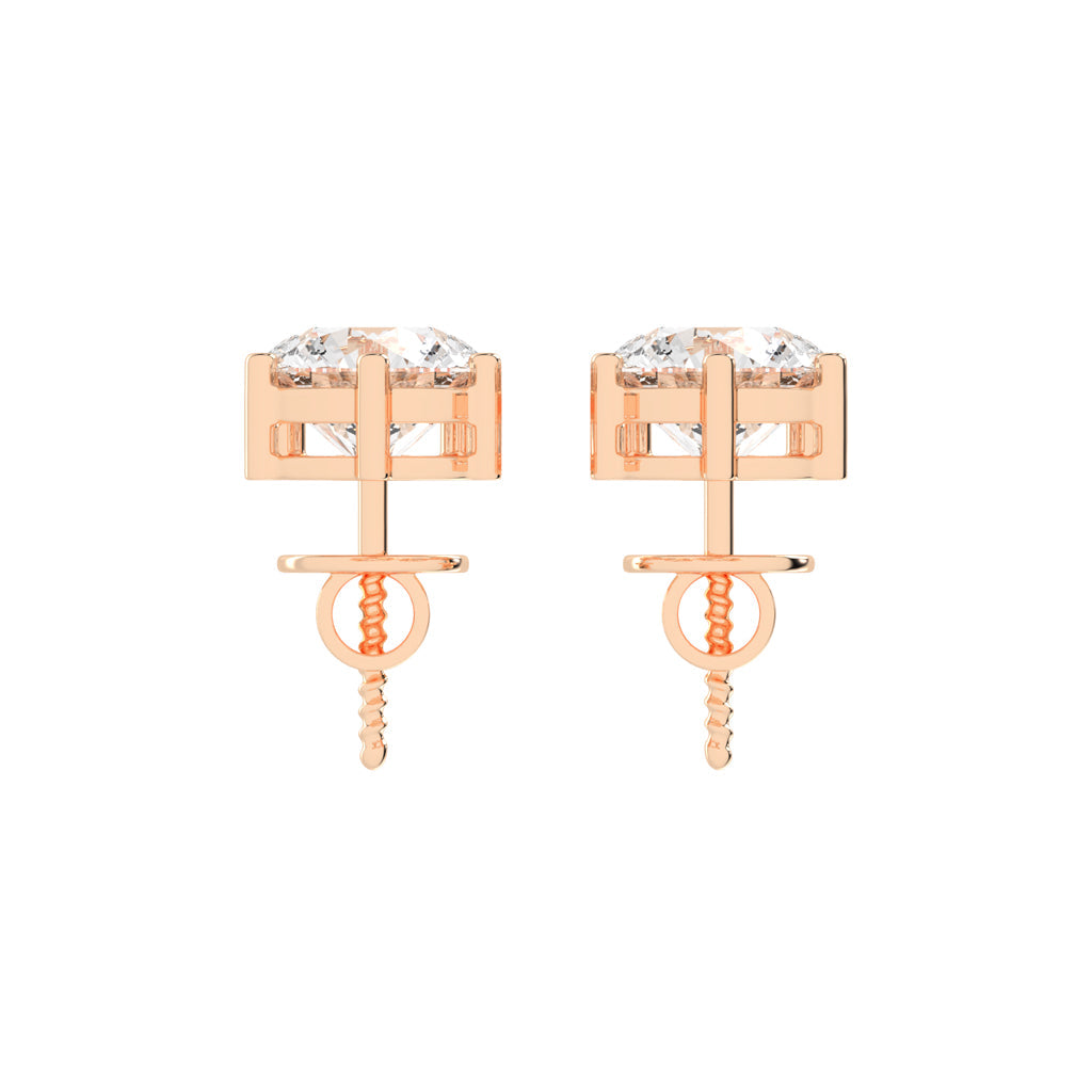 Classic Two-Stone Diamond Drop Earrings