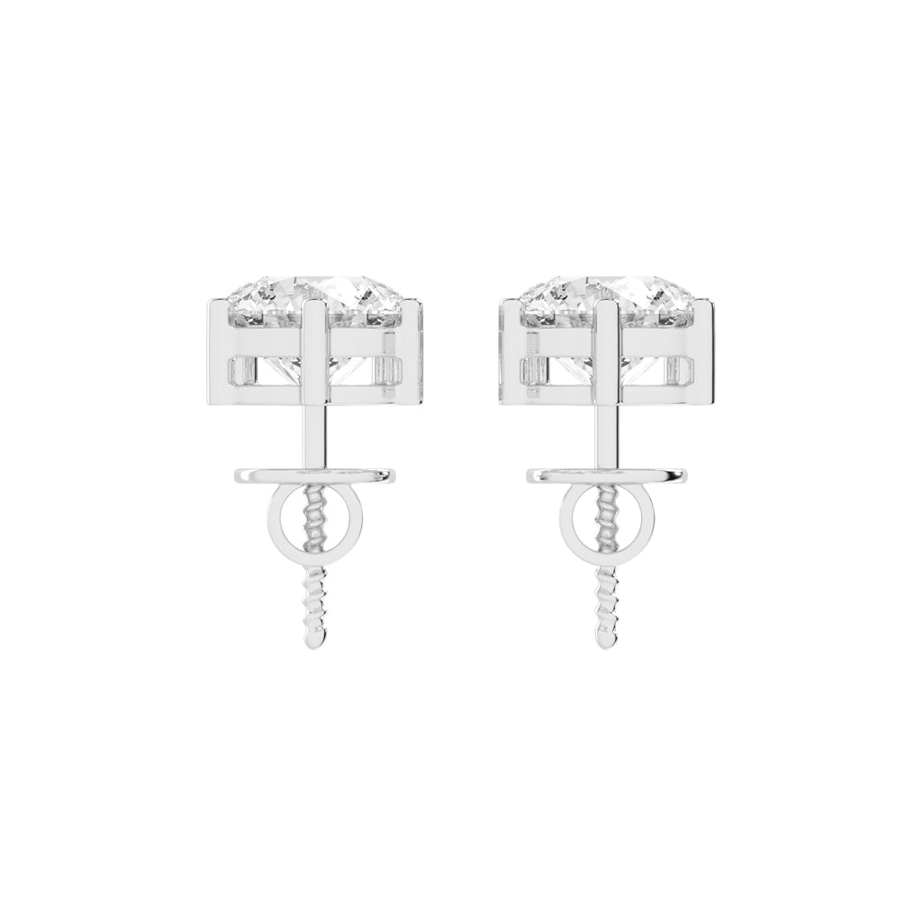 Classic Two-Stone Diamond Drop Earrings