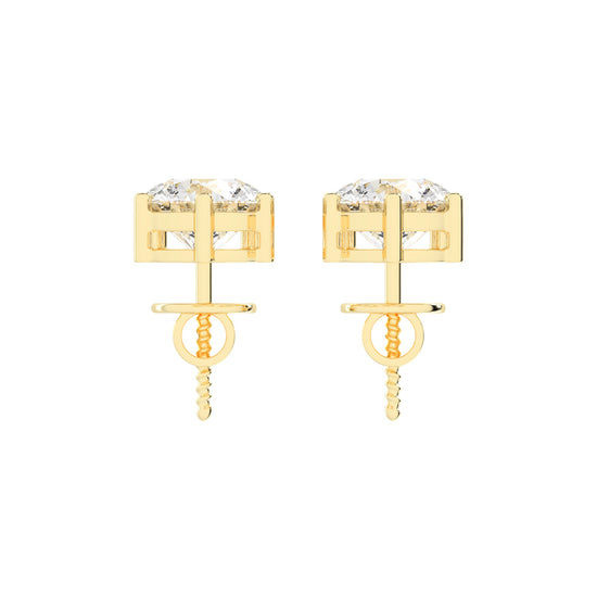 Classic Two-Stone Diamond Drop Earrings