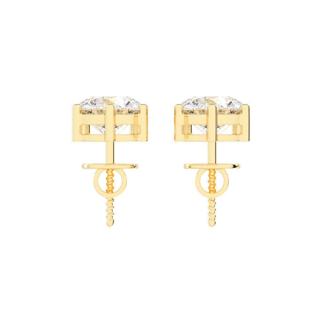 Classic Two-Stone Diamond Drop Earrings