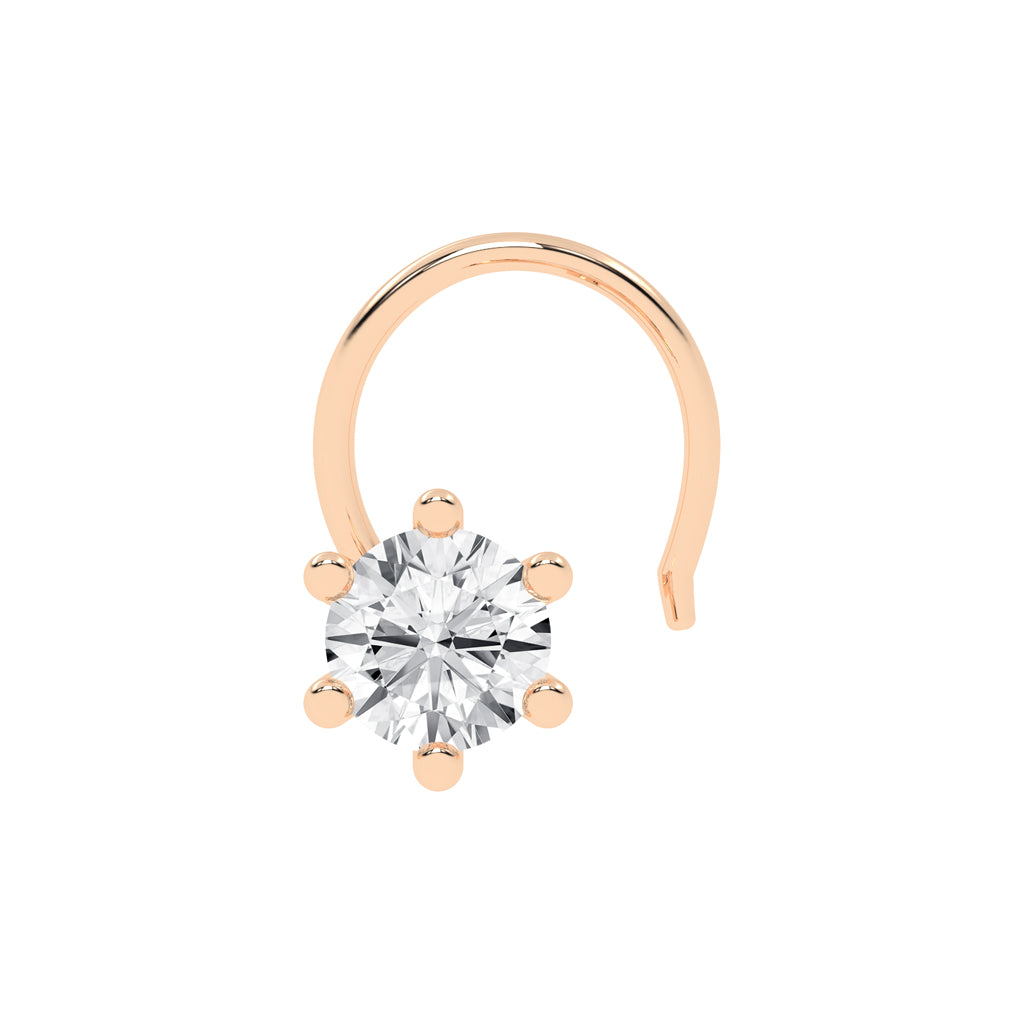 Elara Bloom Rose Nose Pin
