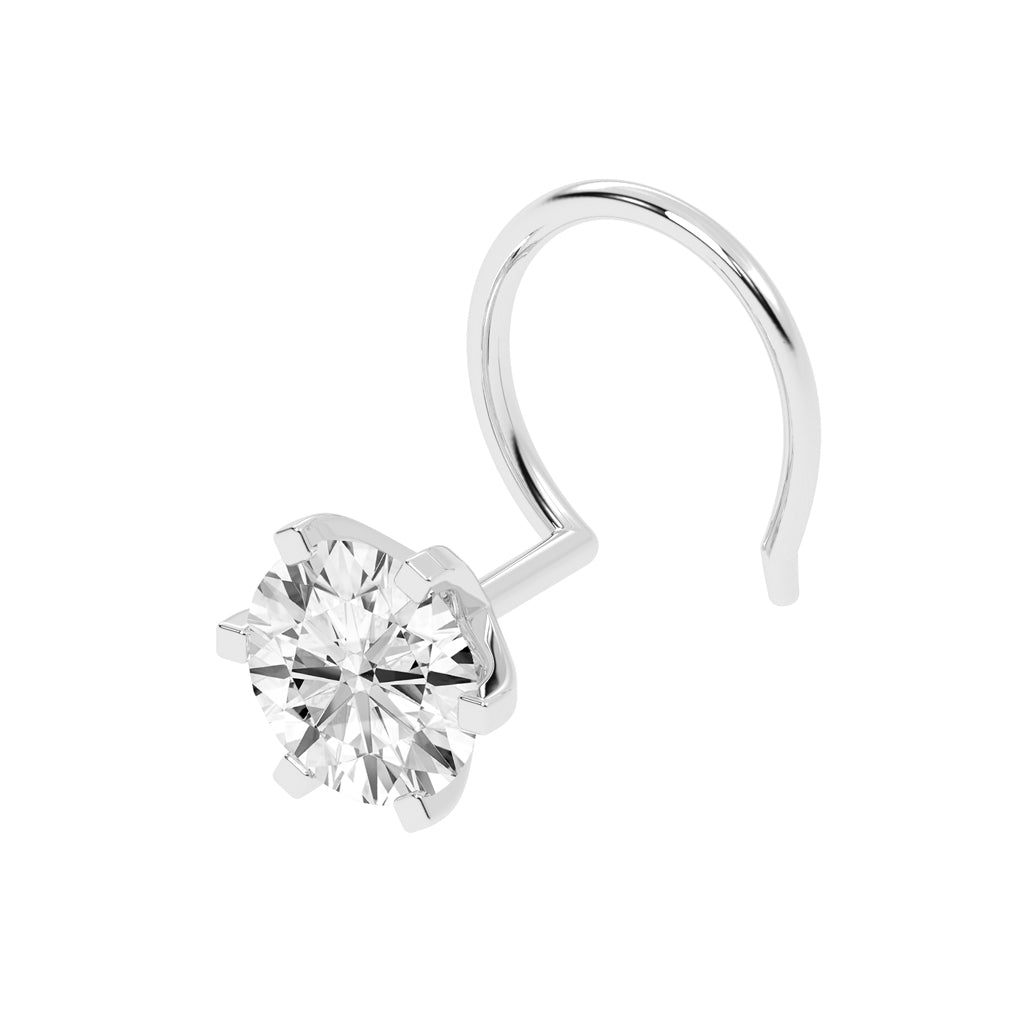 Solitaire Splendour Diamond Nose Pin