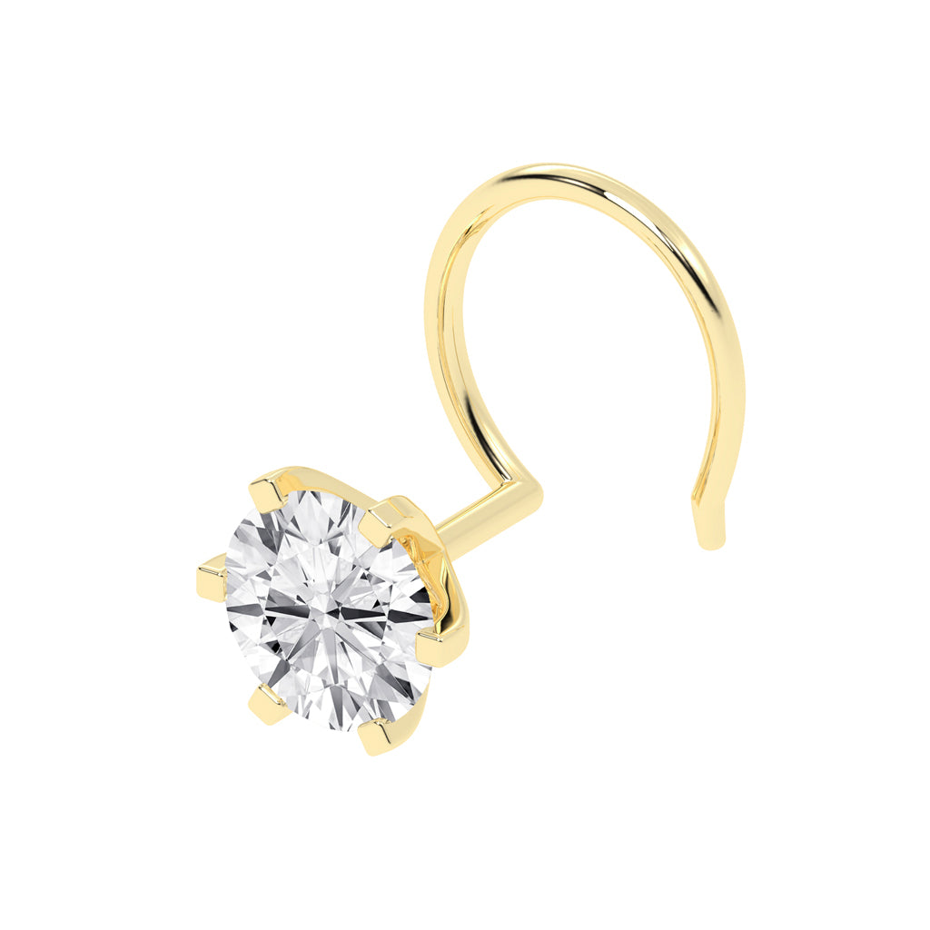 Solitaire Splendour Diamond Nose Pin
