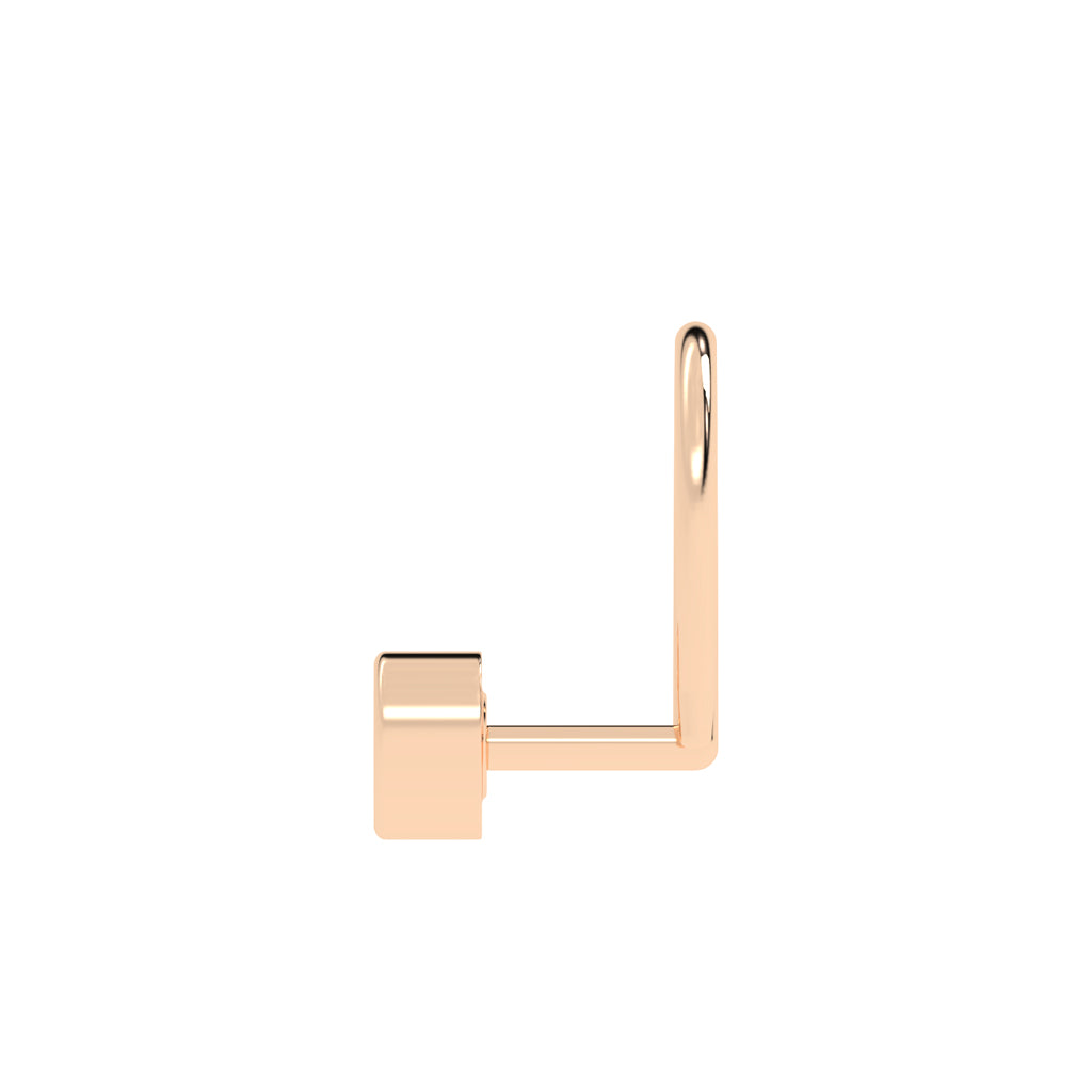 Luminous Point Diamond Nose Piercing