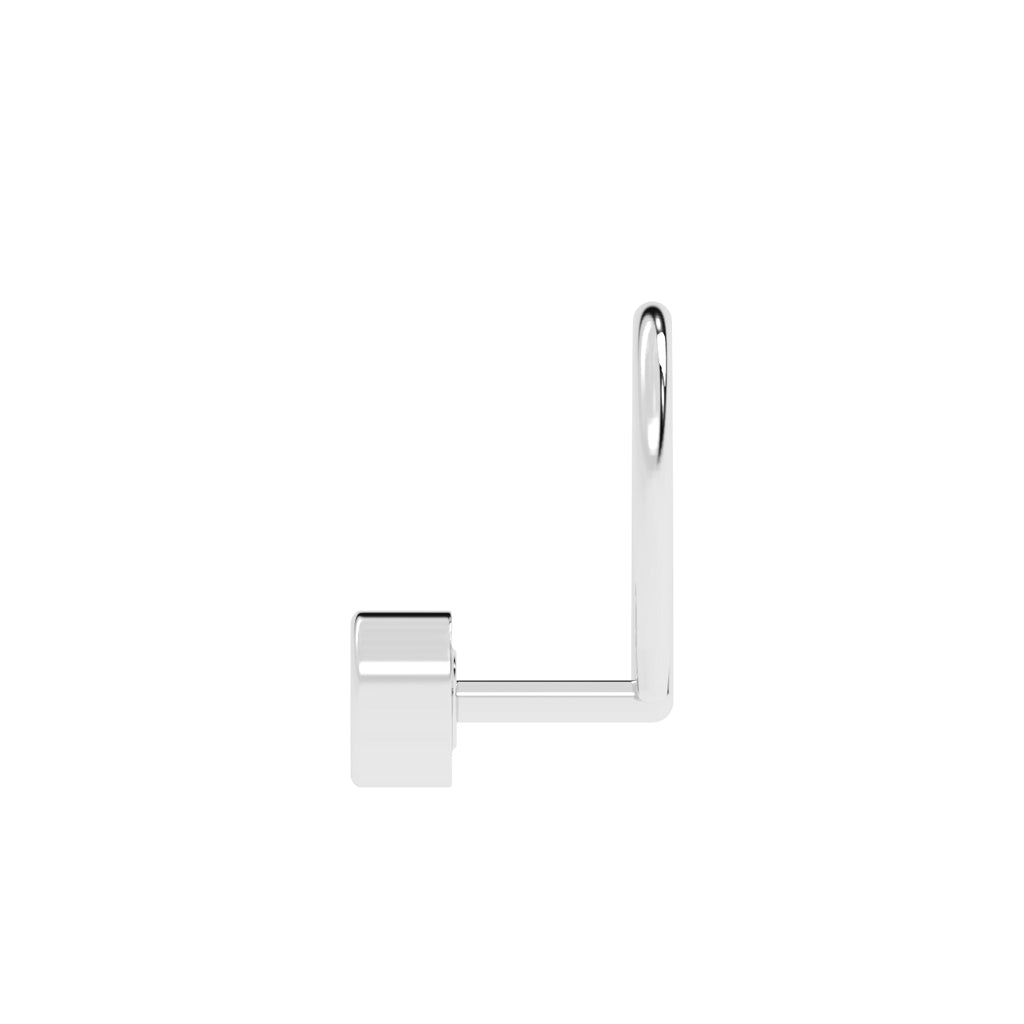Luminous Point Diamond Nose Piercing