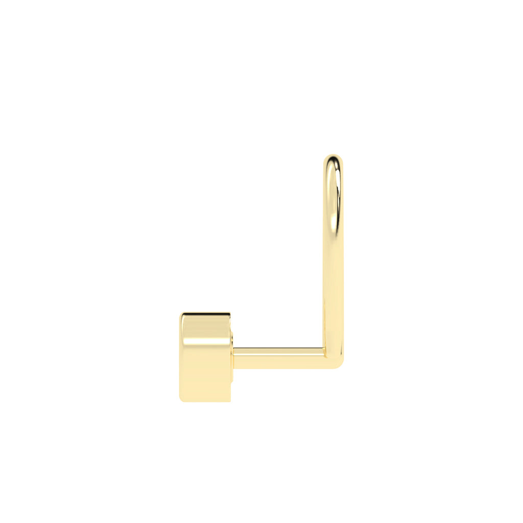Luminous Point Diamond Nose Piercing