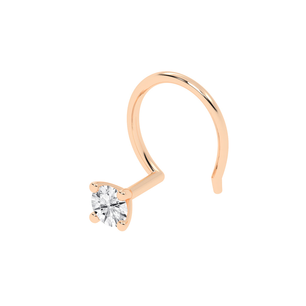Arctic Sparkle Diamond Nose Stud