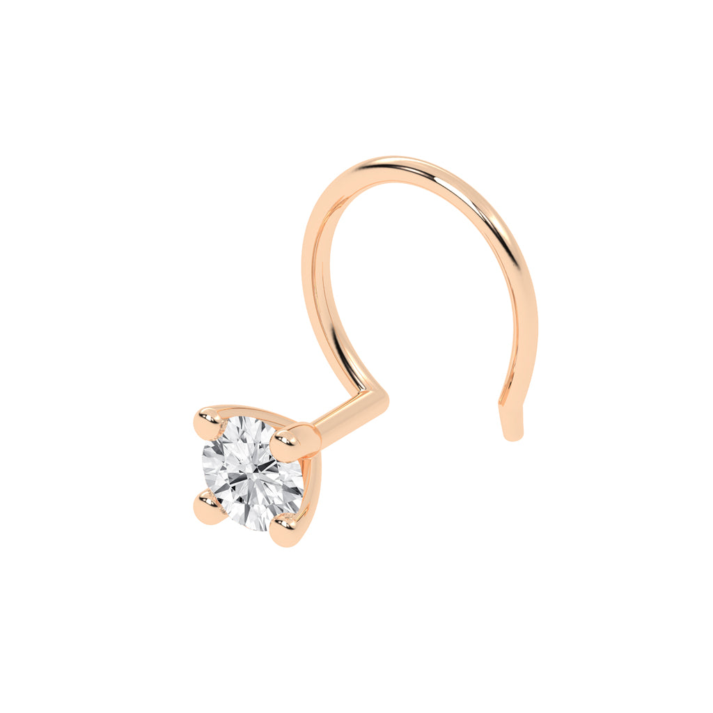Understated Allure Diamond Nose Ring