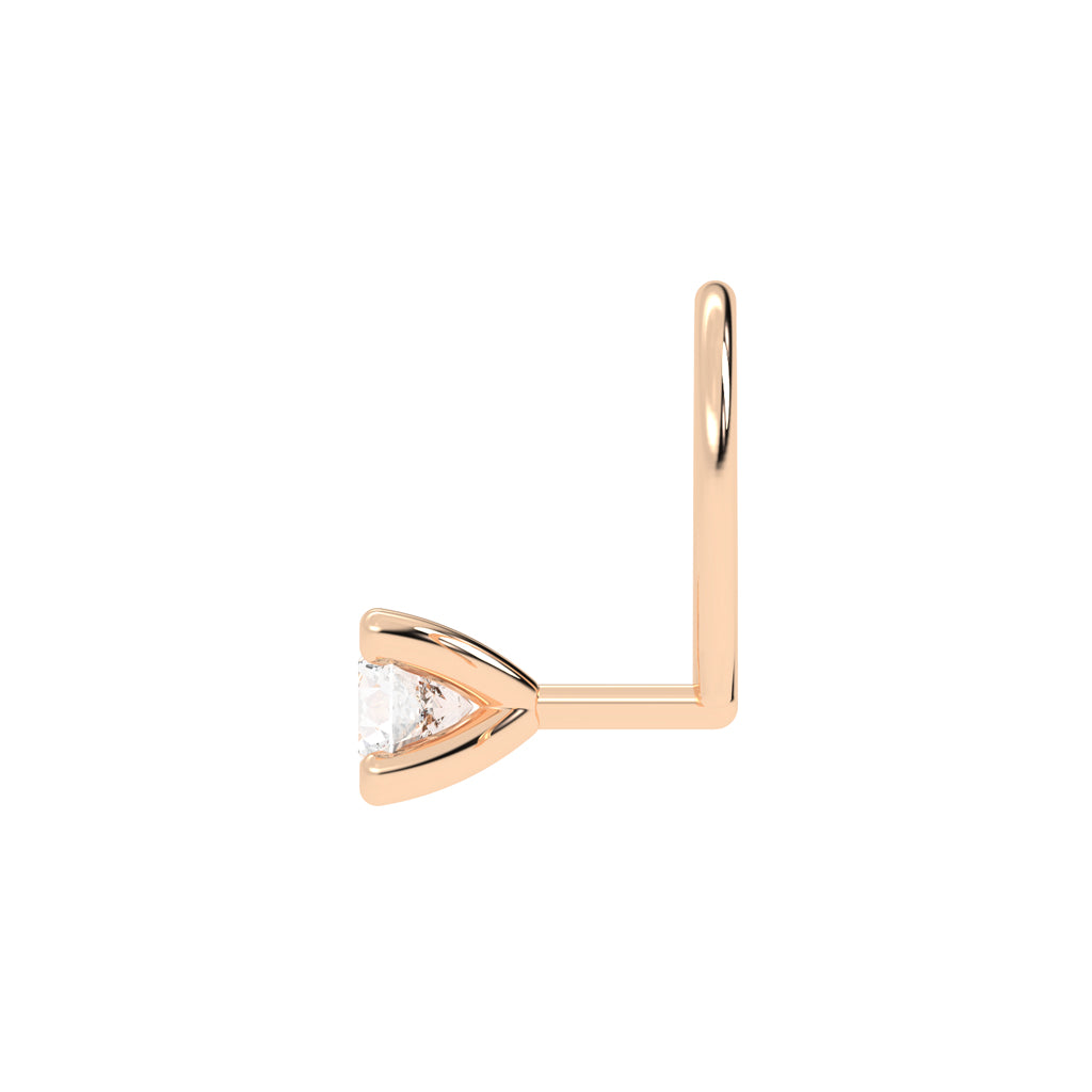 Understated Allure Diamond Nose Ring