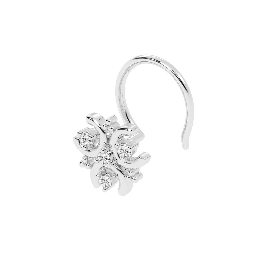 Enchanting Radiance Blossom Nose Pin