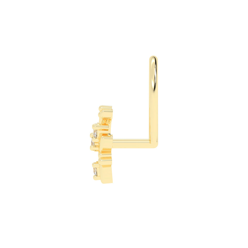Enchanting Radiance Blossom Nose Pin