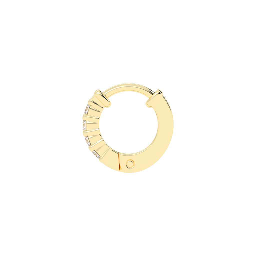 Radiant Cascade Line Nose Pin