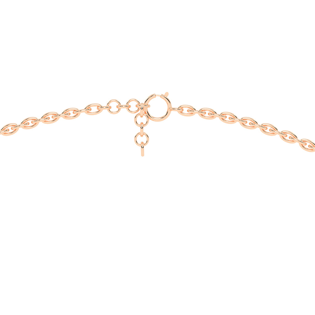 Juna Open Round Cut Delicate Lab Diamond Pendant