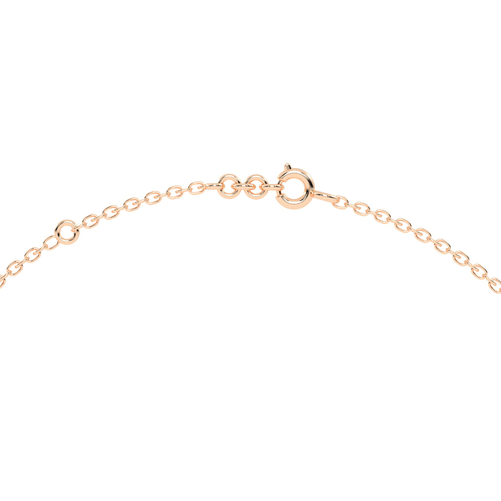 Tessara Geometric round cut casual lab diamond Pendant