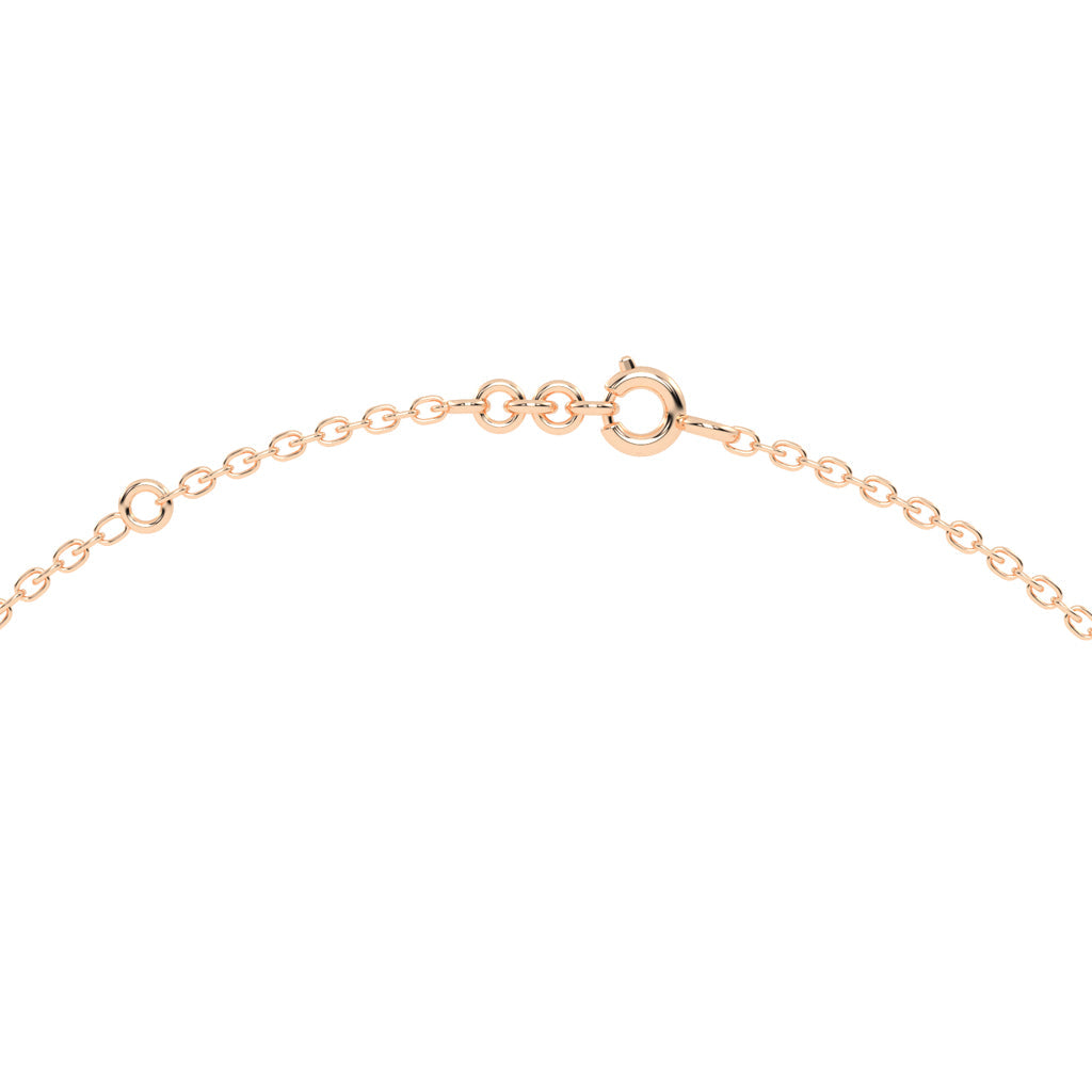 Tessara Geometric round cut casual lab diamond Pendant