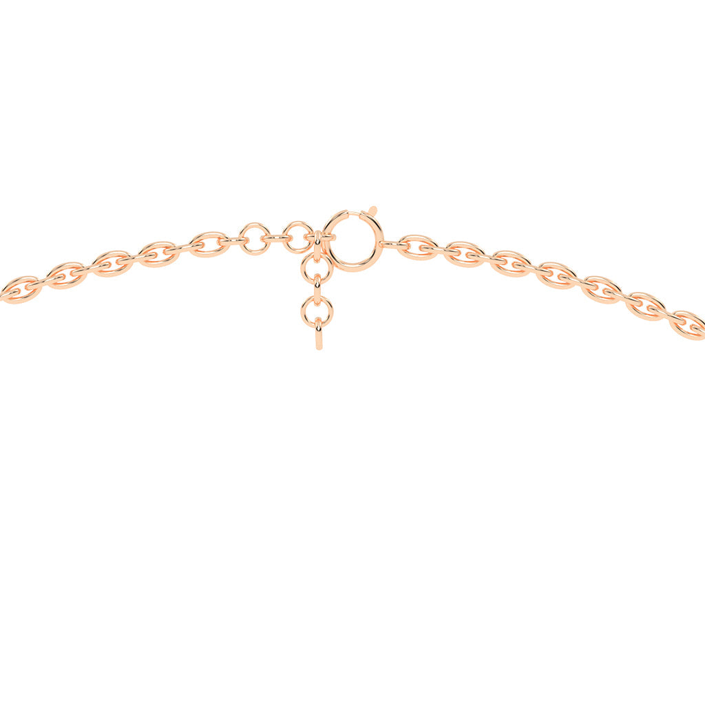 Ravella Infinity round cut casual lab diamond Pendant