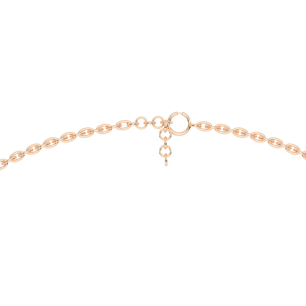 1Ct Round Shape Gold Solitaire Pendants