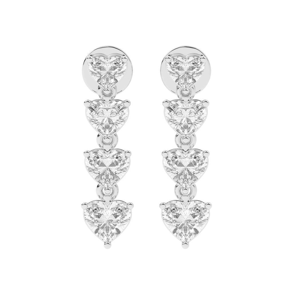 2Ct Round Shape Yellow Gold Solitaire Studs Earrings