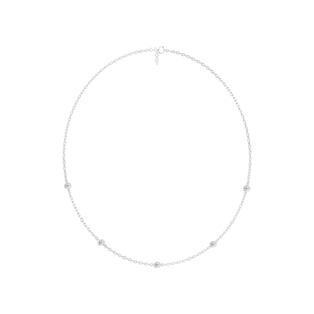 0.25Ct Round Shape Delicate Mangalsutra