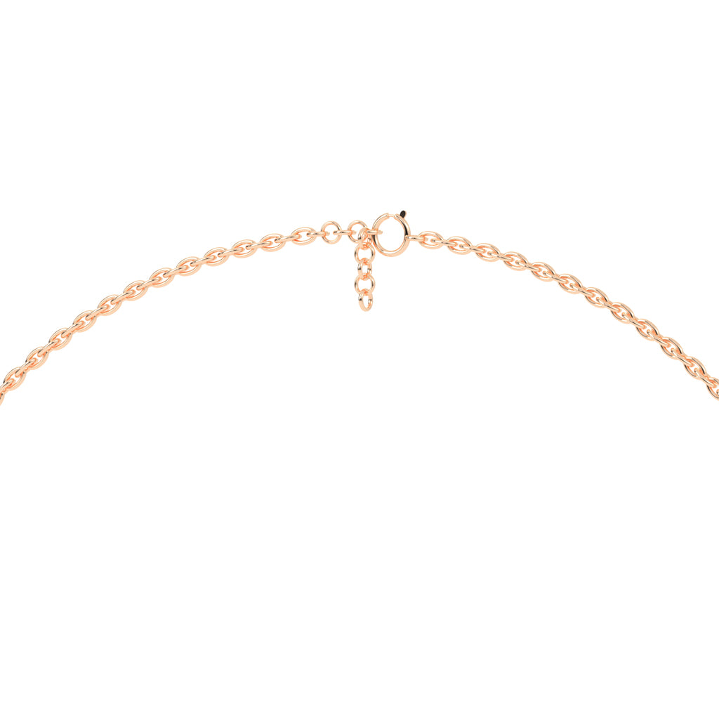 0.25Ct Round Shape Solitaire Mangalsutra