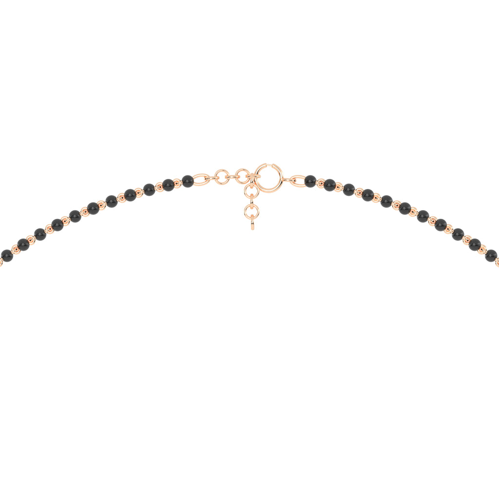 4.25Ct Heart Shape Solitaire Mangalsutra