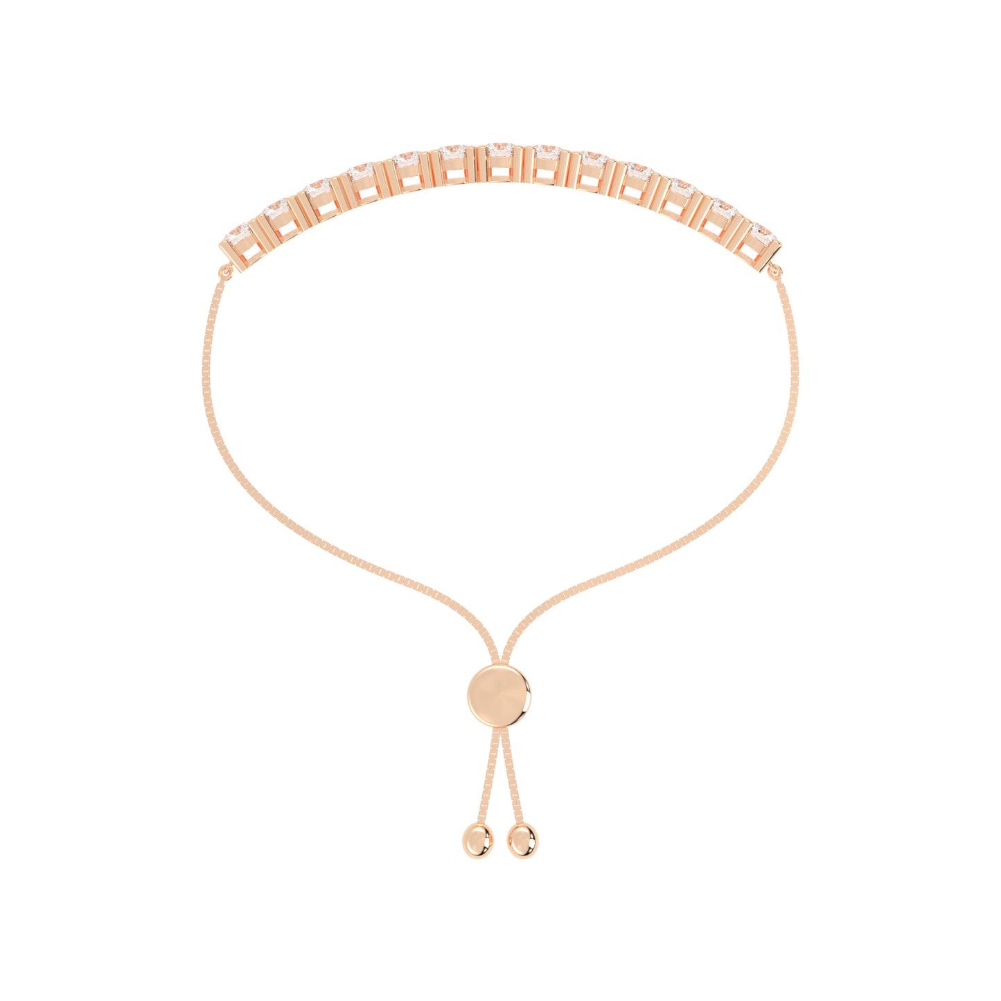 Delisora Pinched Round Cut Delicate Lab Diamond Ring