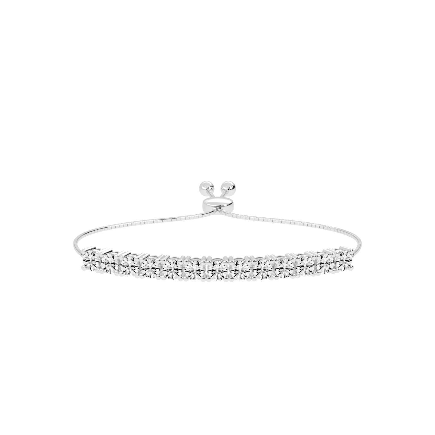 Delisora Pinched Round Cut Delicate Lab Diamond Ring