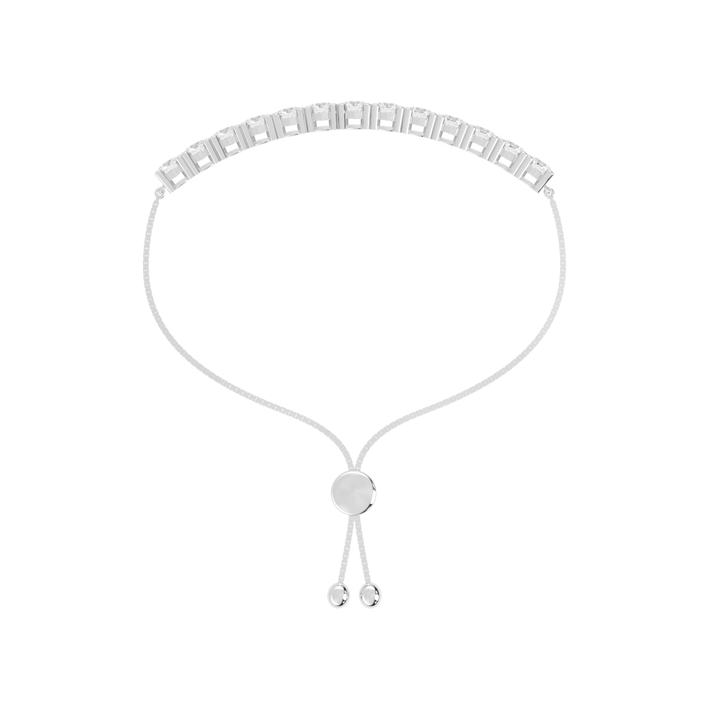 Delisora Pinched Round Cut Delicate Lab Diamond Ring