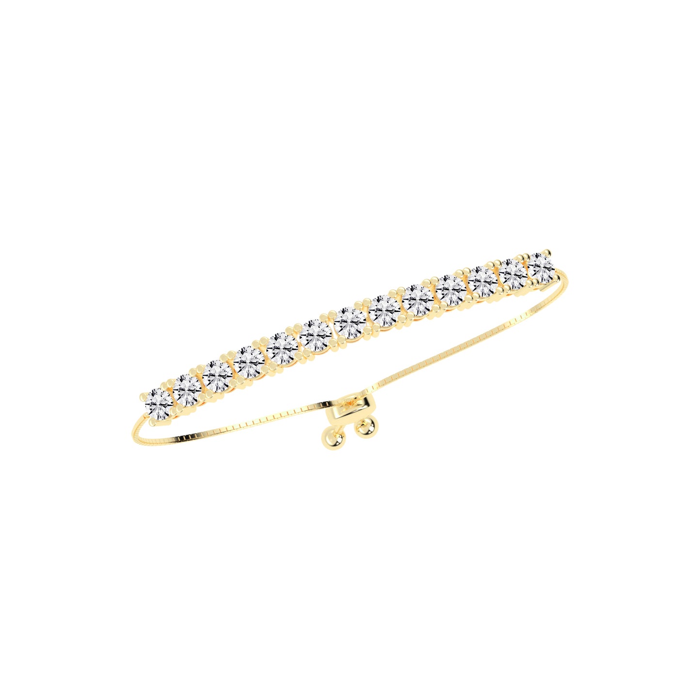 Delisora Pinched Round Cut Delicate Lab Diamond Ring