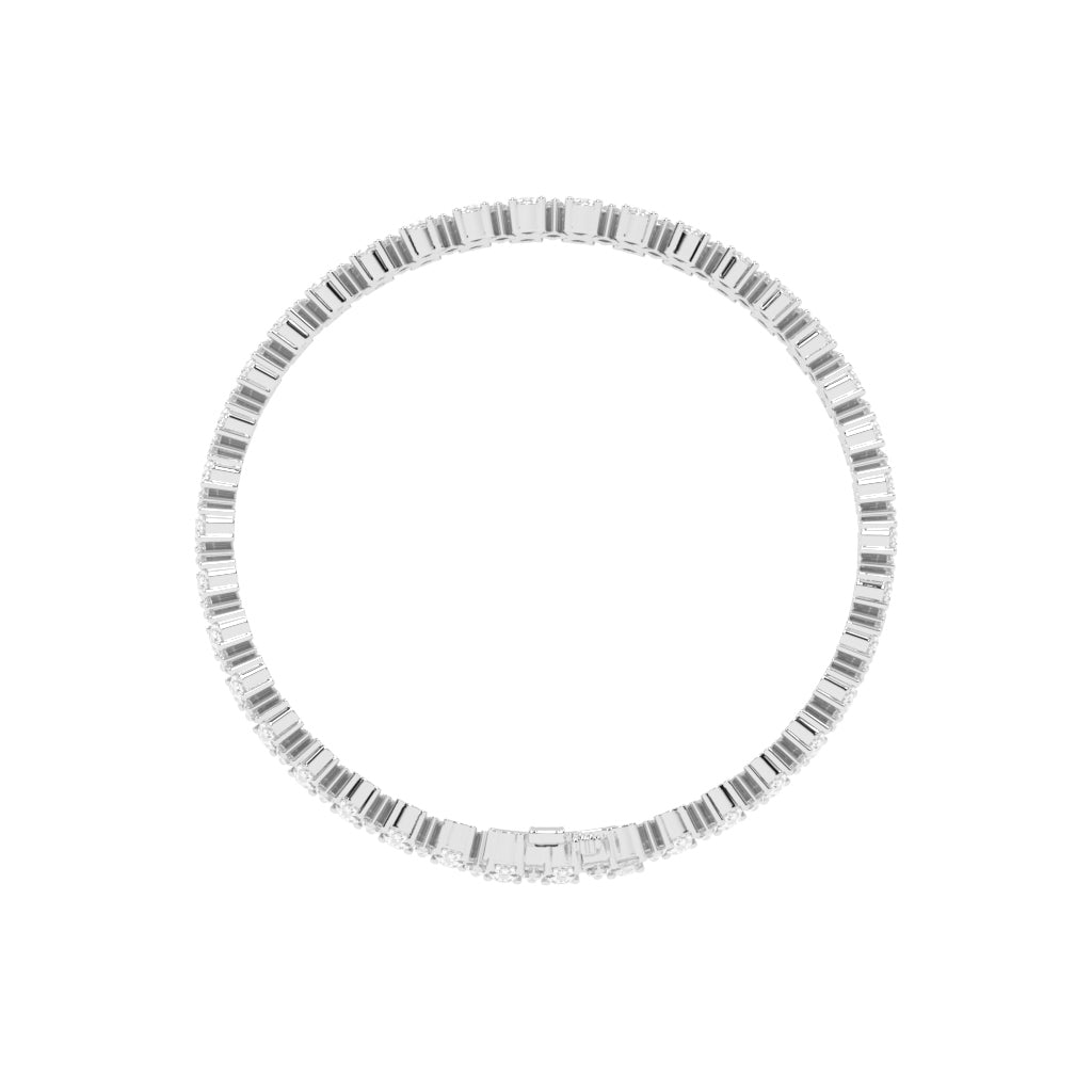 Zia Alternative Setting Fancy Lab Diamond Bracelet
