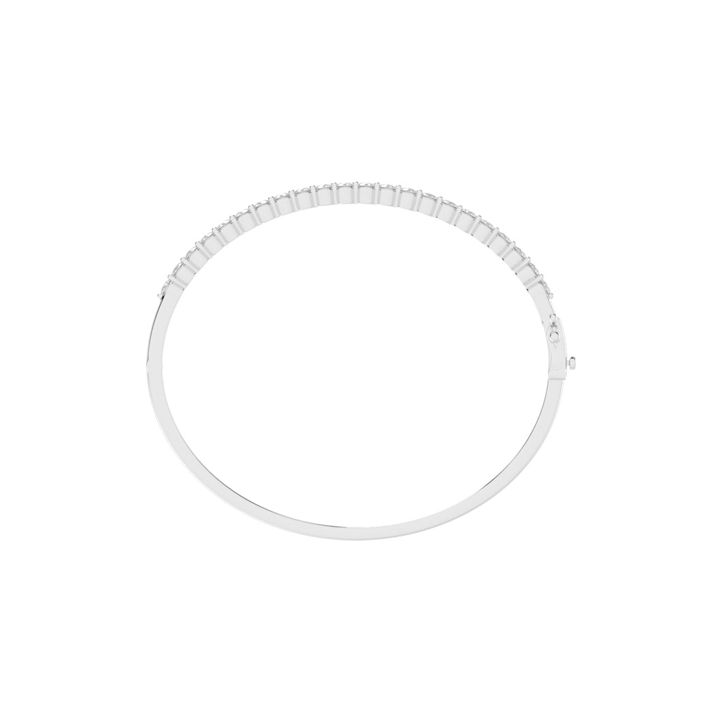 Lira Bar Setting Round Cut Kada Lab Diamond Bracelet