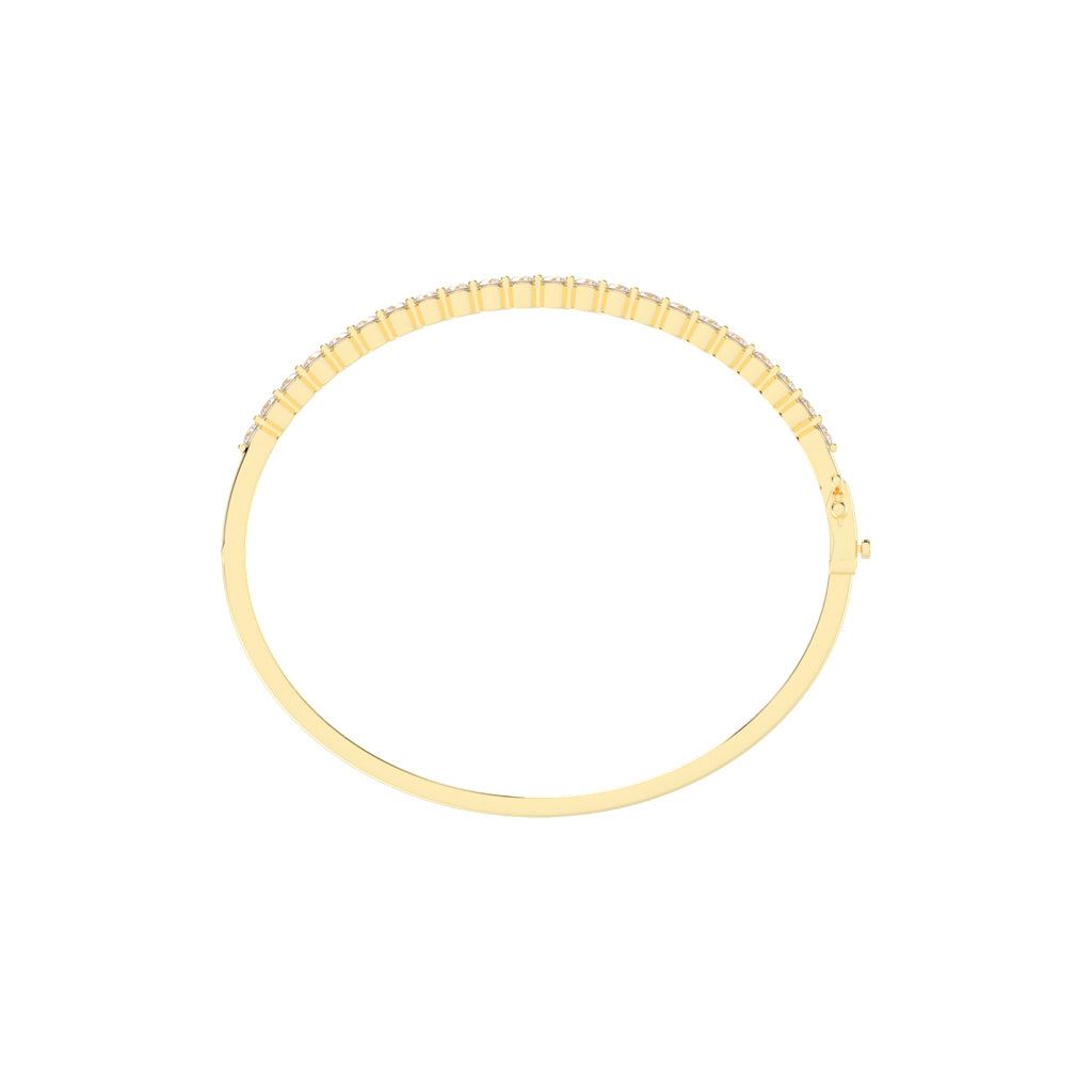 Lira Bar Setting Round Cut Kada Lab Diamond Bracelet