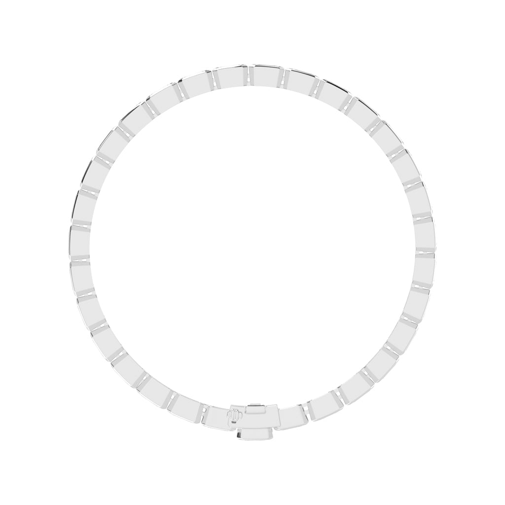 Nivara Emerald Cut Tennis Lab Diamond Bracelet
