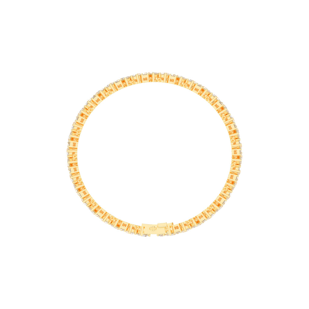Ilara Alternative Setting Fancy Lab Diamond Bracelet