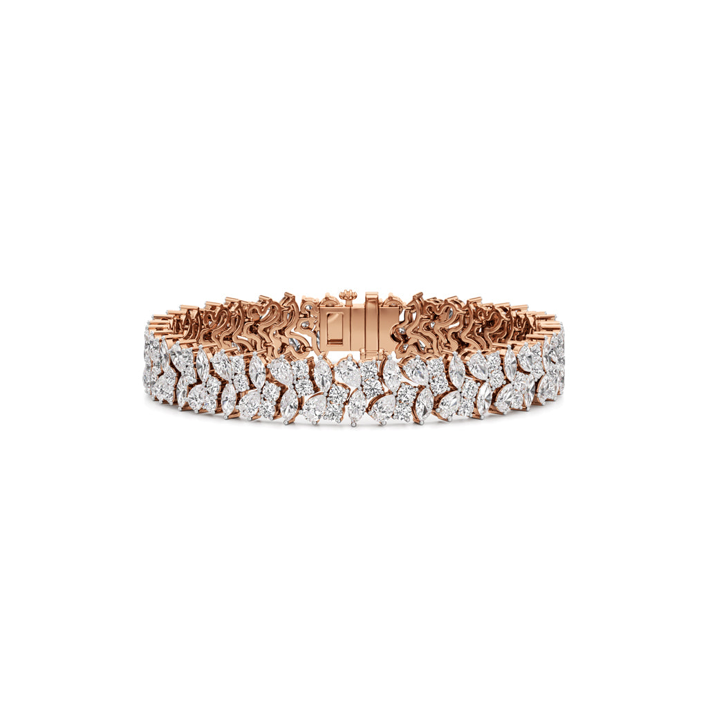 Luminous Diamond Vine Bracelet